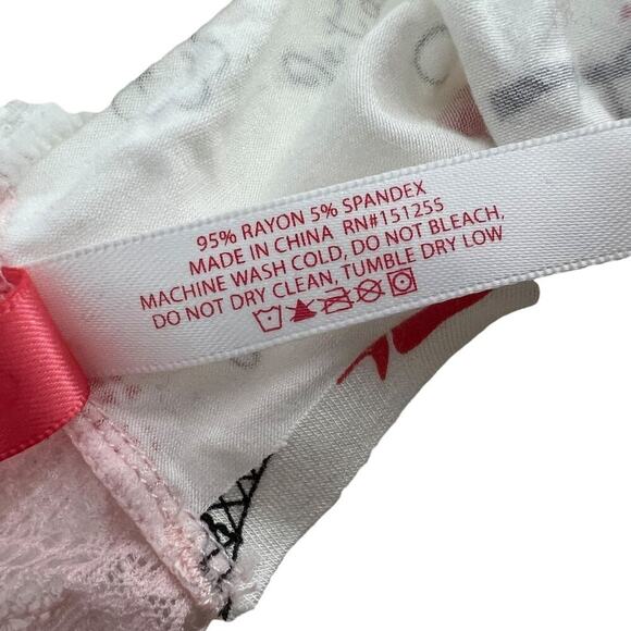 Splendies Parisian Print and Lace Panties Womens Size Small - Picture 3 of 6